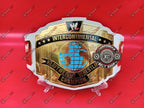 WWE White Intercontinental Championship Title Belt