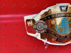 WWE White Intercontinental Championship Title Belt