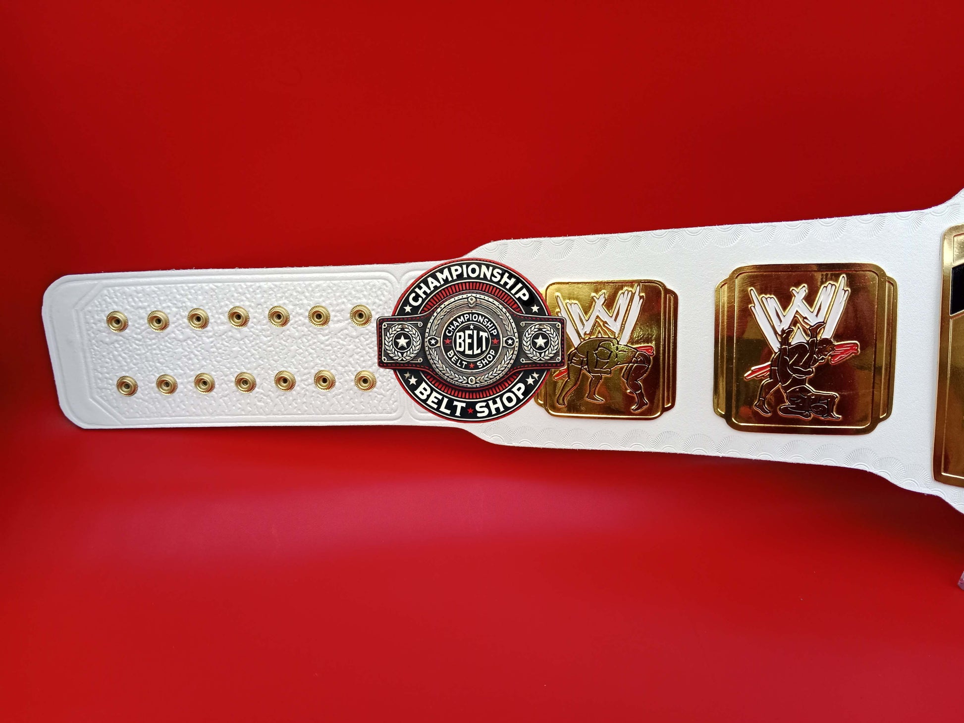 WWE White Intercontinental Championship Title Belt