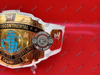 WWE White Intercontinental Championship Title Belt