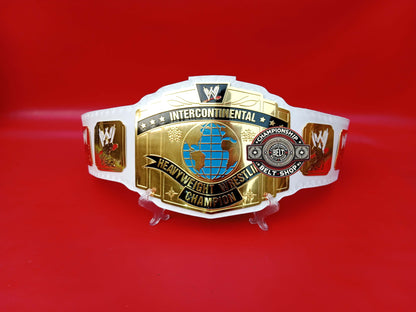 WWE White Intercontinental Championship Title Belt