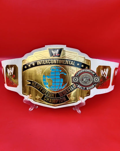 WWE White Intercontinental Championship Title Belt