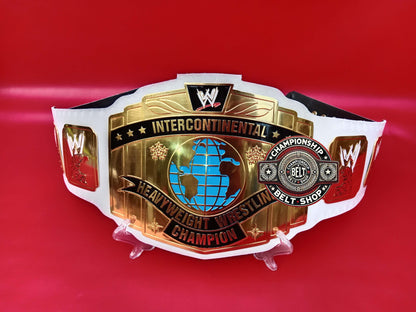 WWE White Intercontinental Championship Title Belt