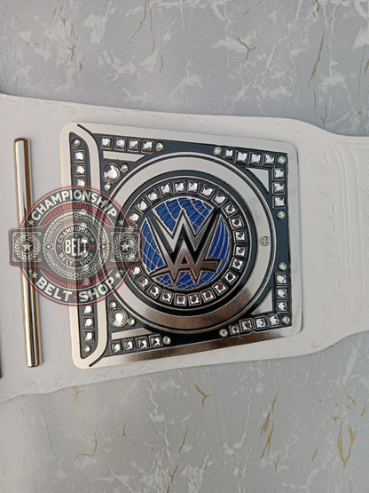 WWE White Strap Universal Championship Title Belt