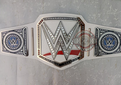 WWE White Strap Universal Championship Title Belt