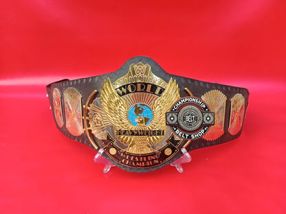 Black Strap Winged Eagle Championship Title Belt