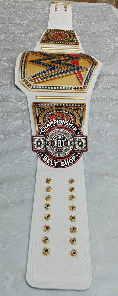 WWE Womens White Undisputed Championship Title Belt