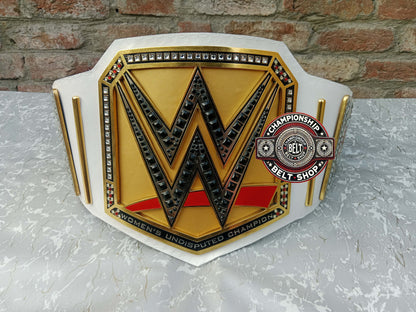 WWE Womens White Undisputed Championship Title Belt