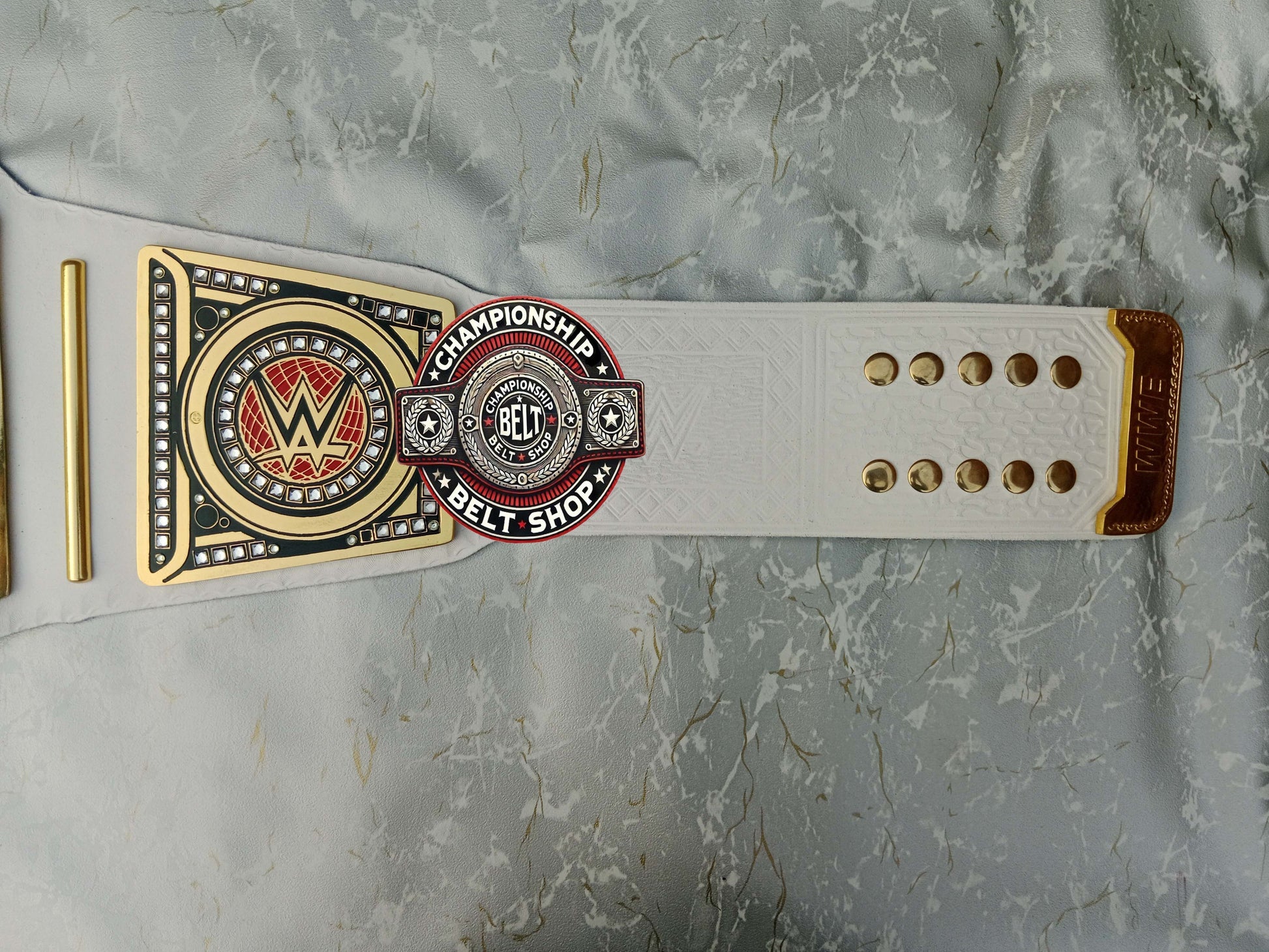 WWE Womens White Undisputed Championship Title Belt