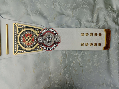 WWE Womens White Undisputed Championship Title Belt