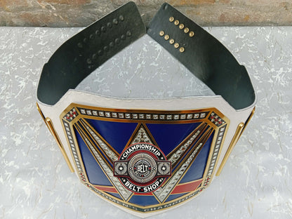 WWE Womens Smackdown White Strap Championship Title Belt