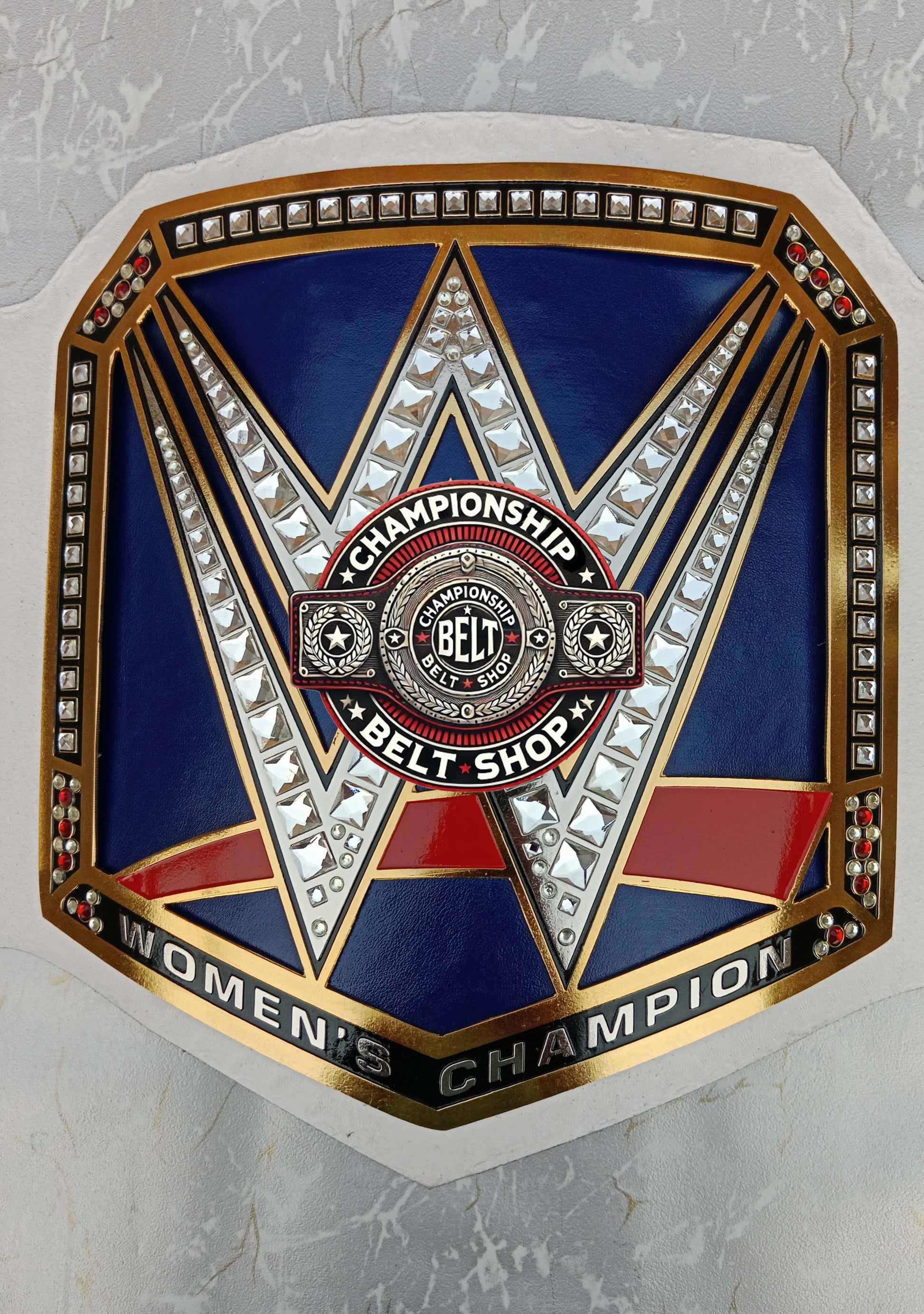 WWE Womens Smackdown White Strap Championship Title Belt