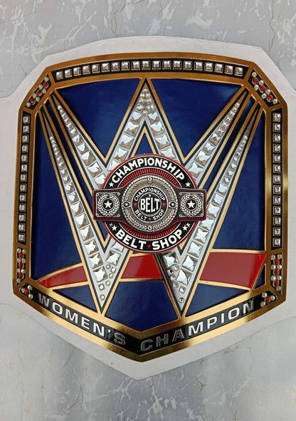 WWE Womens Smackdown White Strap Championship Title Belt
