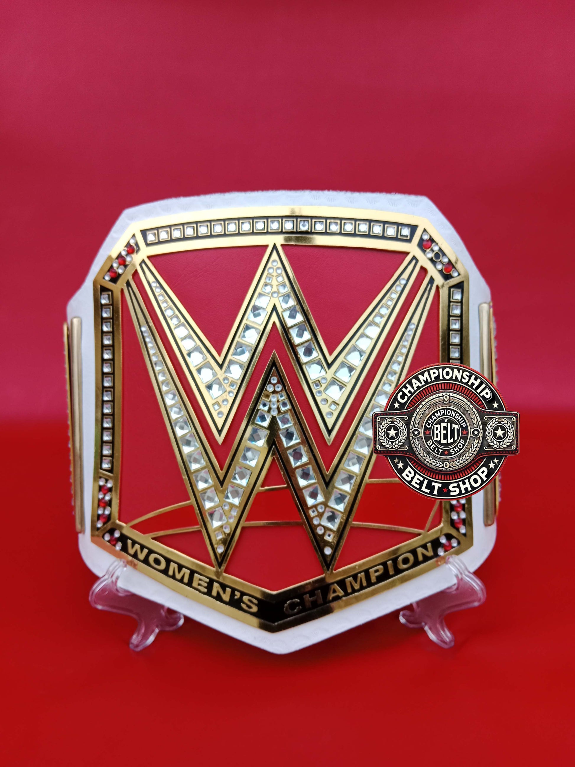 WWE Womens Alexa Bliss White Strap Championship Title Belt