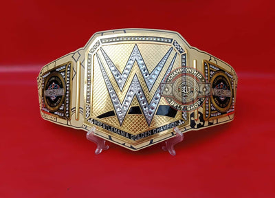 wwe-wrestlemania-41-las-vegas-golden-championship-title-belt