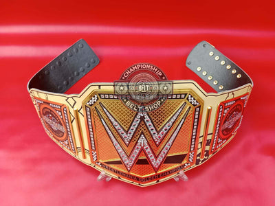 wwe-wrestlemania-41-las-vegas-golden-championship-title-belt