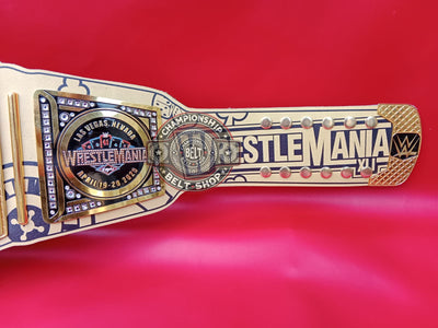 wwe-wrestlemania-41-las-vegas-golden-championship-title-belt