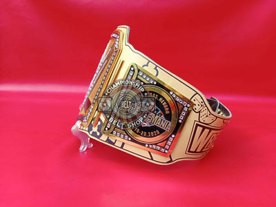 wwe-wrestlemania-41-las-vegas-golden-championship-title-belt
