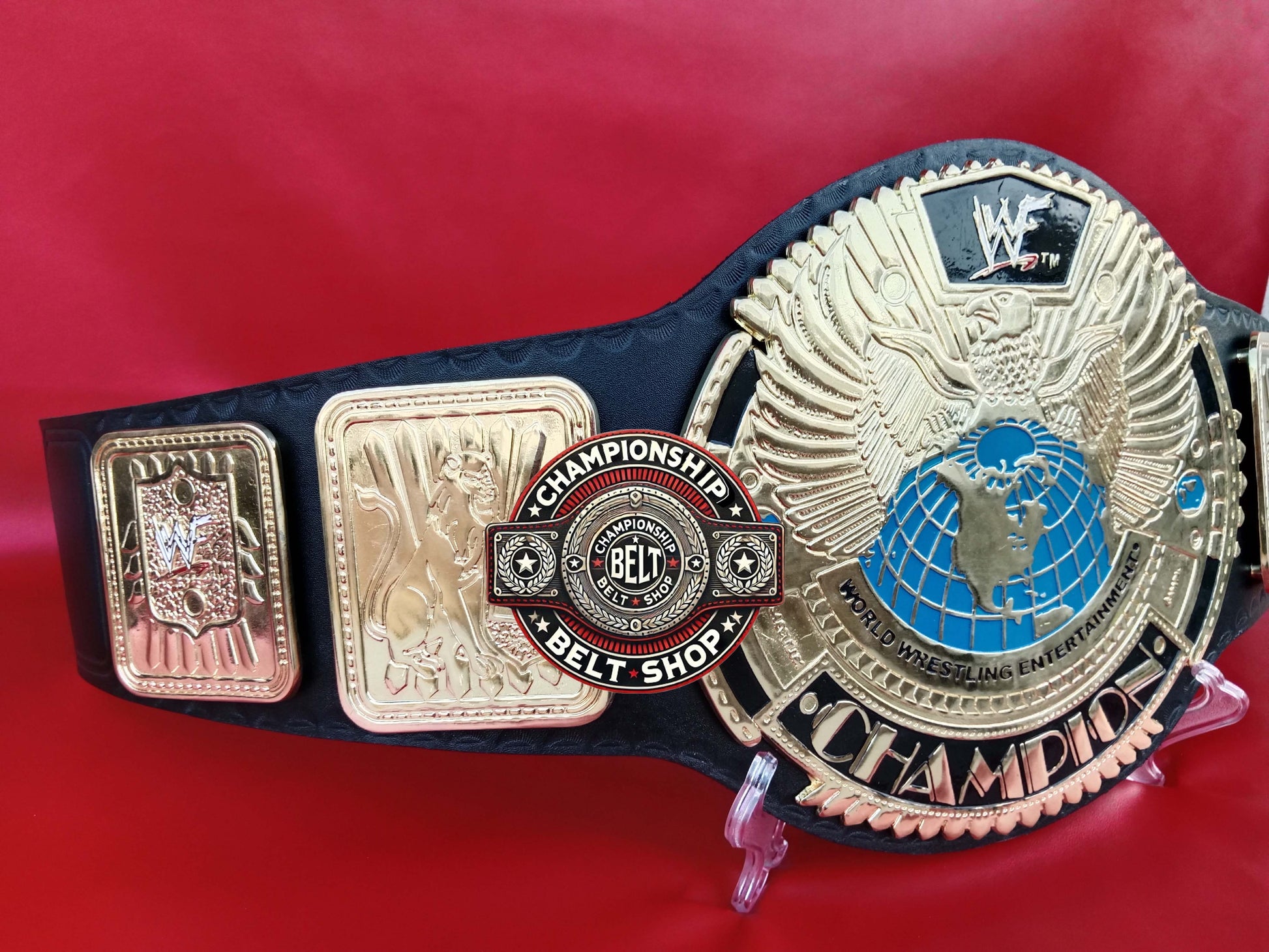 WWF Die Cast Big Eagle Championship Title Belt