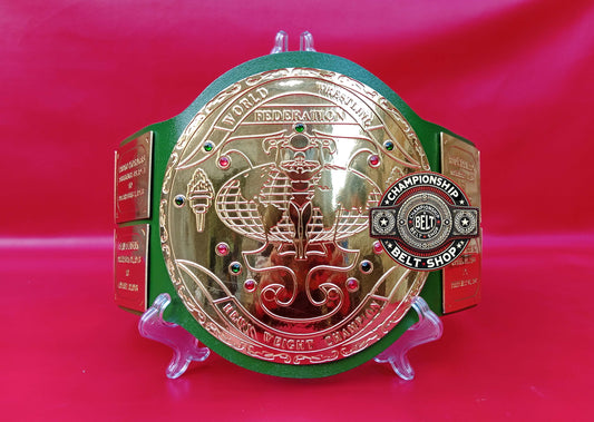 WWF Big Green Wrestling Championship Title Belt