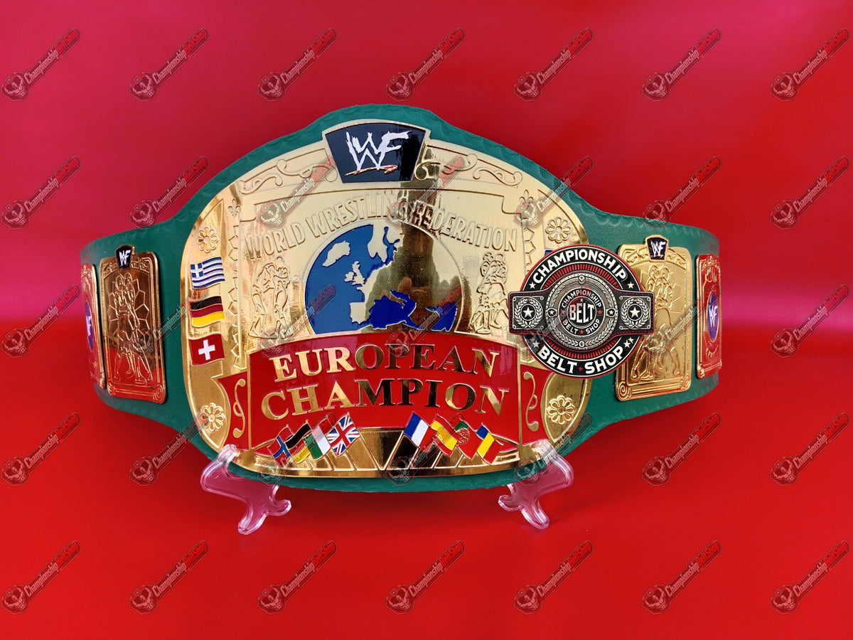 WWF Euorpean World Wrestling Fedration Championship Title Belt