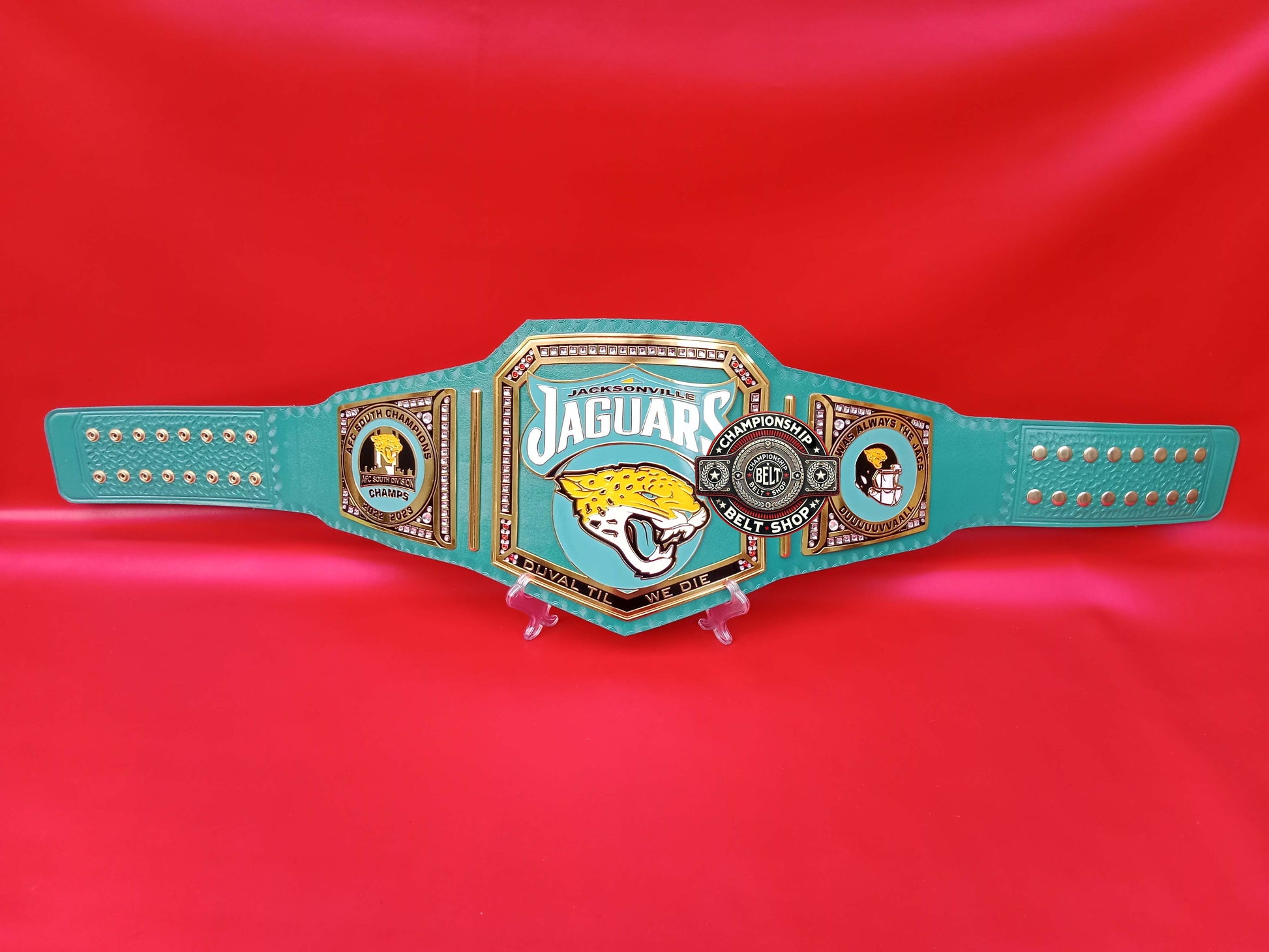 Jacksonville Jaguars WWE NFL Championship Title Belt