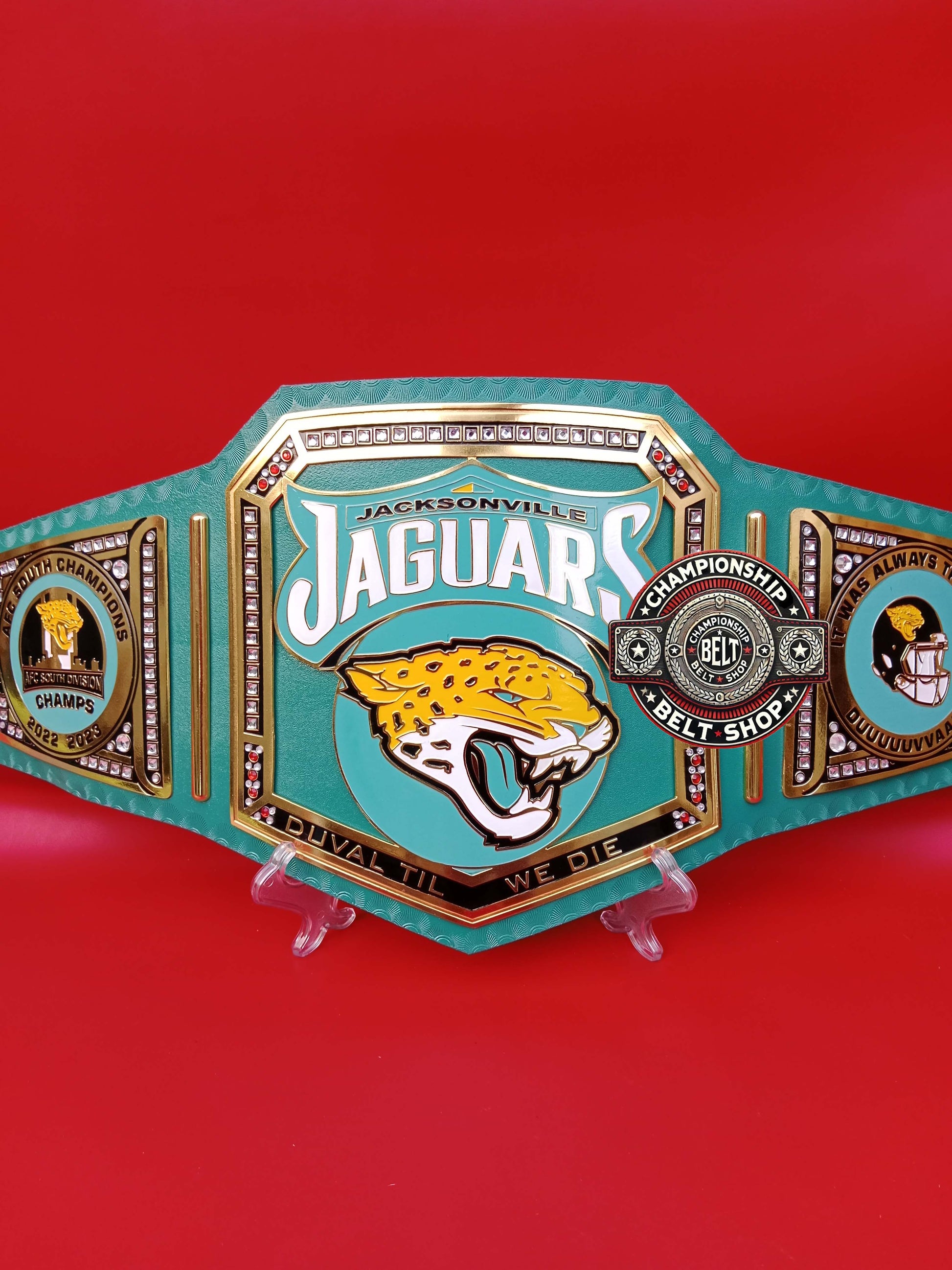 Jacksonville Jaguars WWE NFL Championship Title Belt