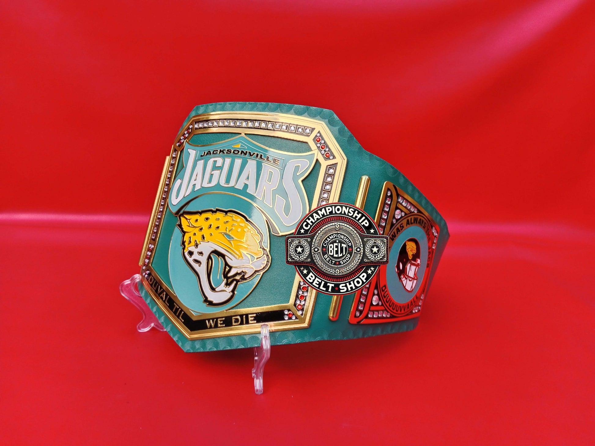 Jacksonville Jaguars WWE NFL Championship Title Belt