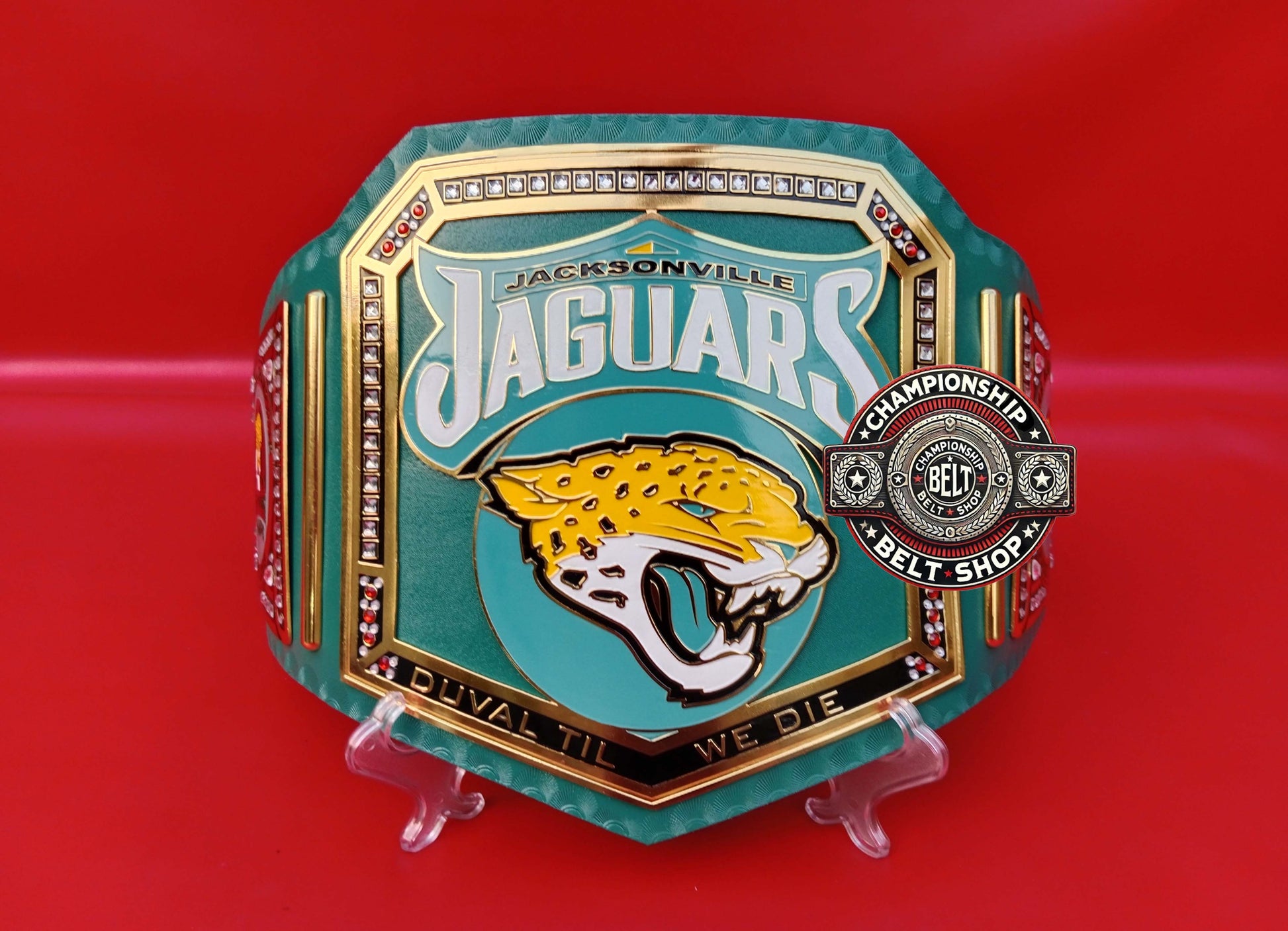 Jacksonville Jaguars WWE NFL Championship Title Belt