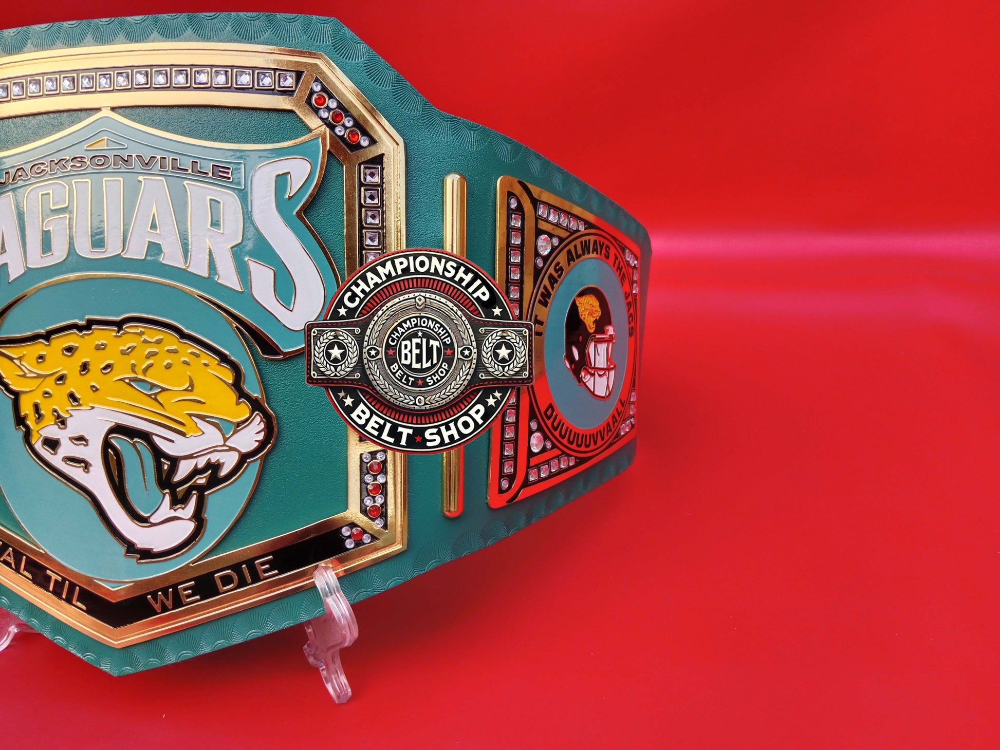 Jacksonville Jaguars WWE NFL Championship Title Belt
