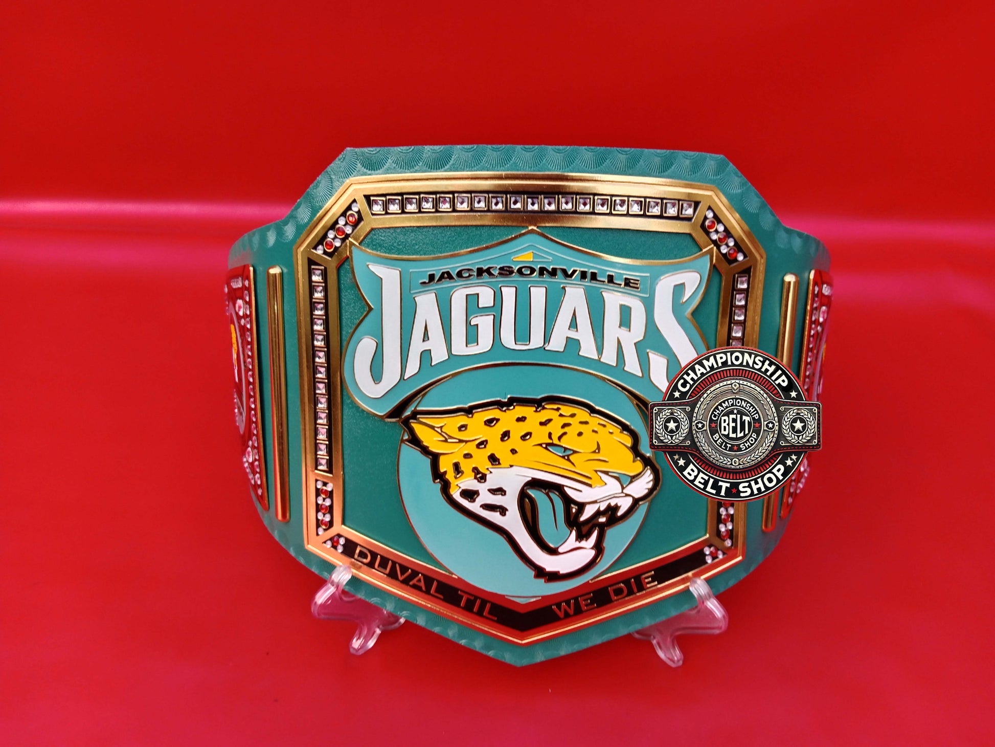 Jacksonville Jaguars WWE NFL Championship Title Belt