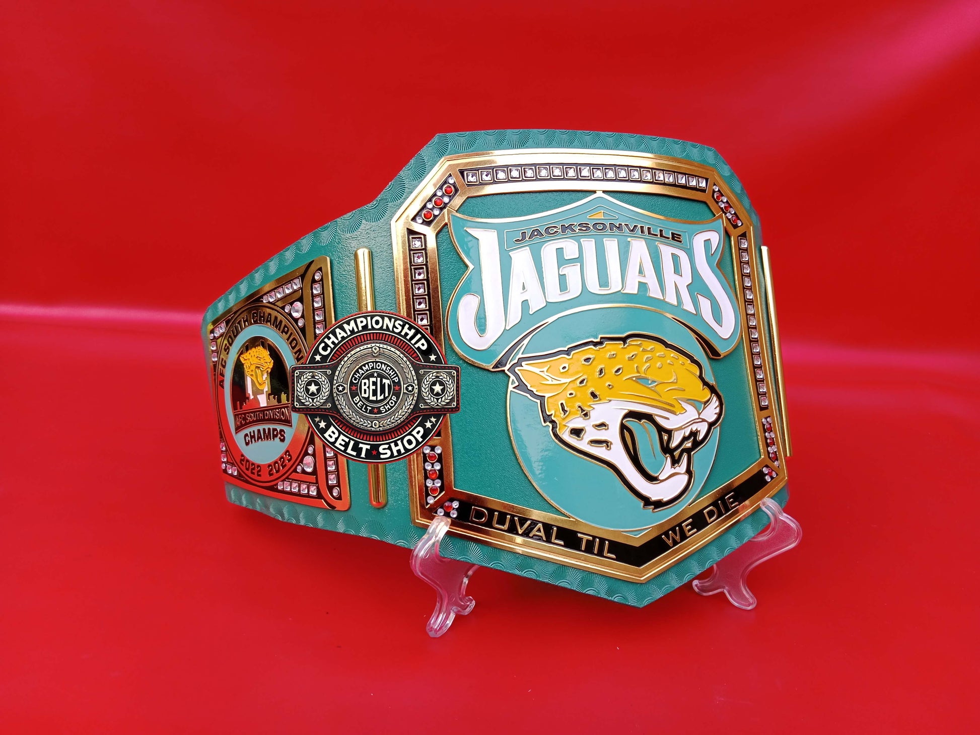 Jacksonville Jaguars WWE NFL Championship Title Belt