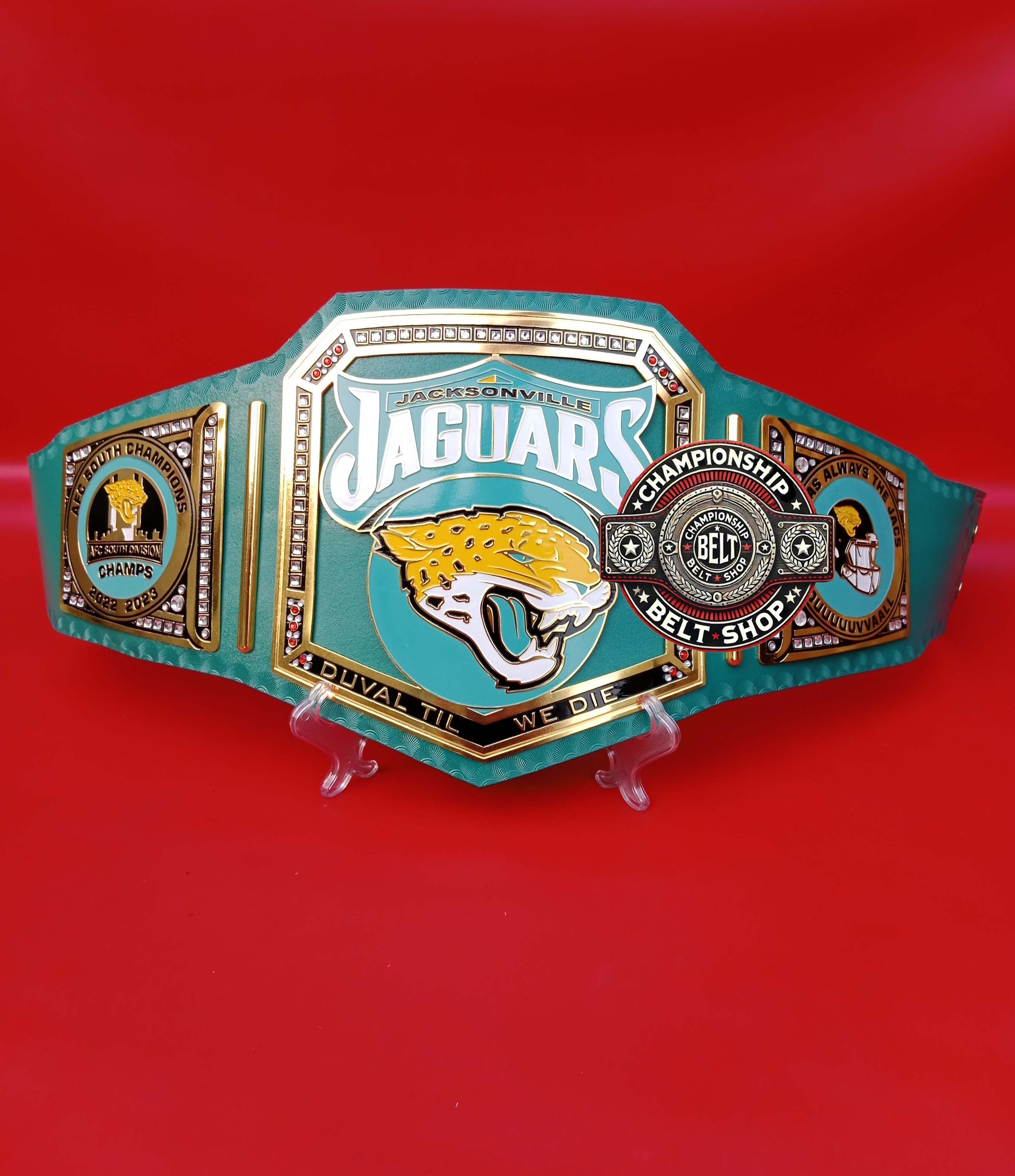 Jacksonville Jaguars WWE NFL Championship Title Belt