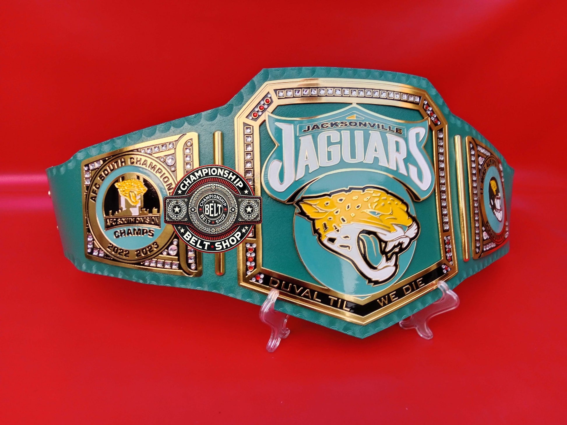 Jacksonville Jaguars WWE NFL Championship Title Belt