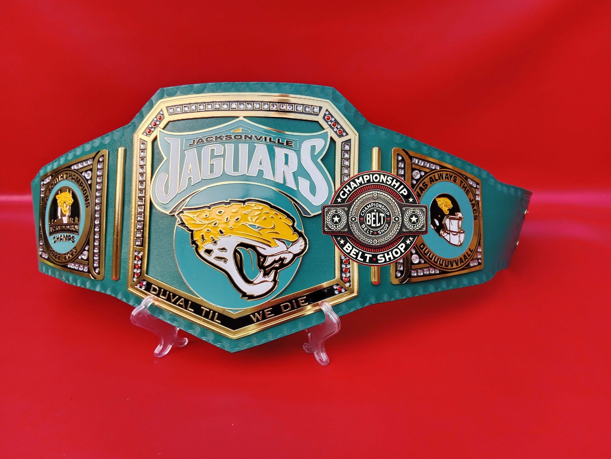 Jacksonville Jaguars WWE NFL Championship Title Belt