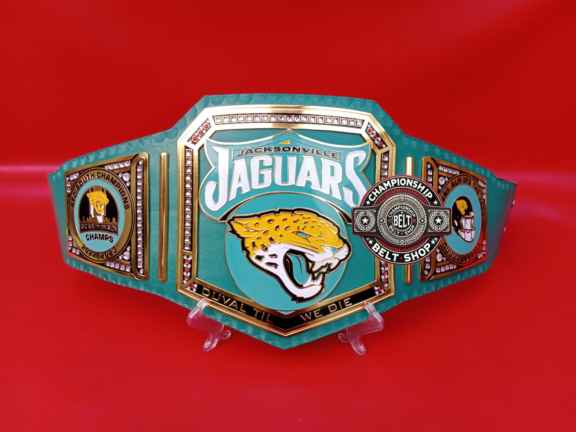 Jacksonville Jaguars WWE NFL Championship Title Belt