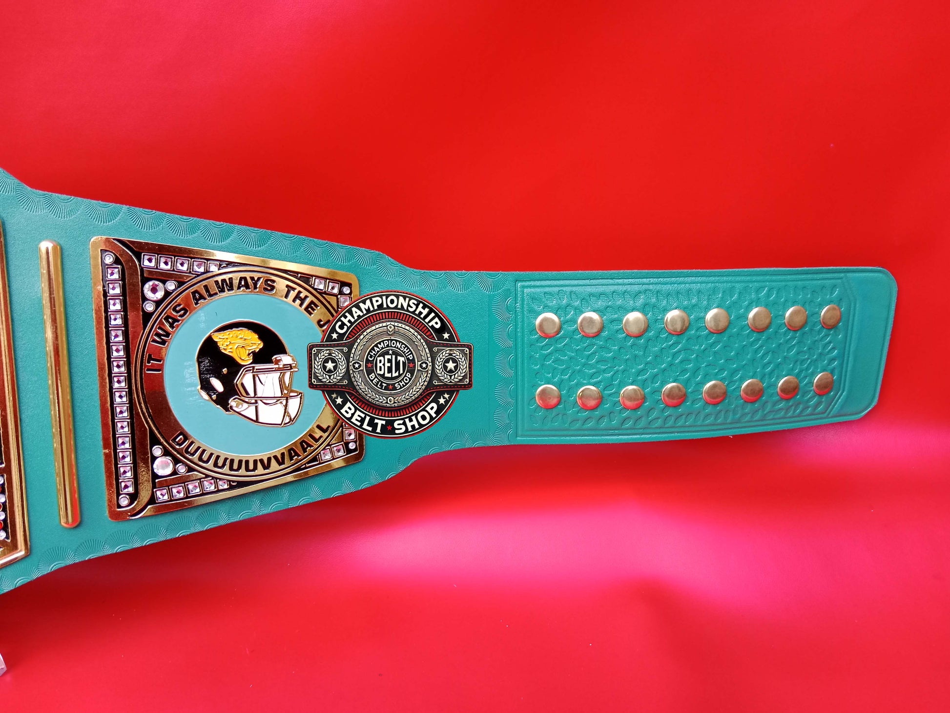 Jacksonville Jaguars WWE NFL Championship Title Belt