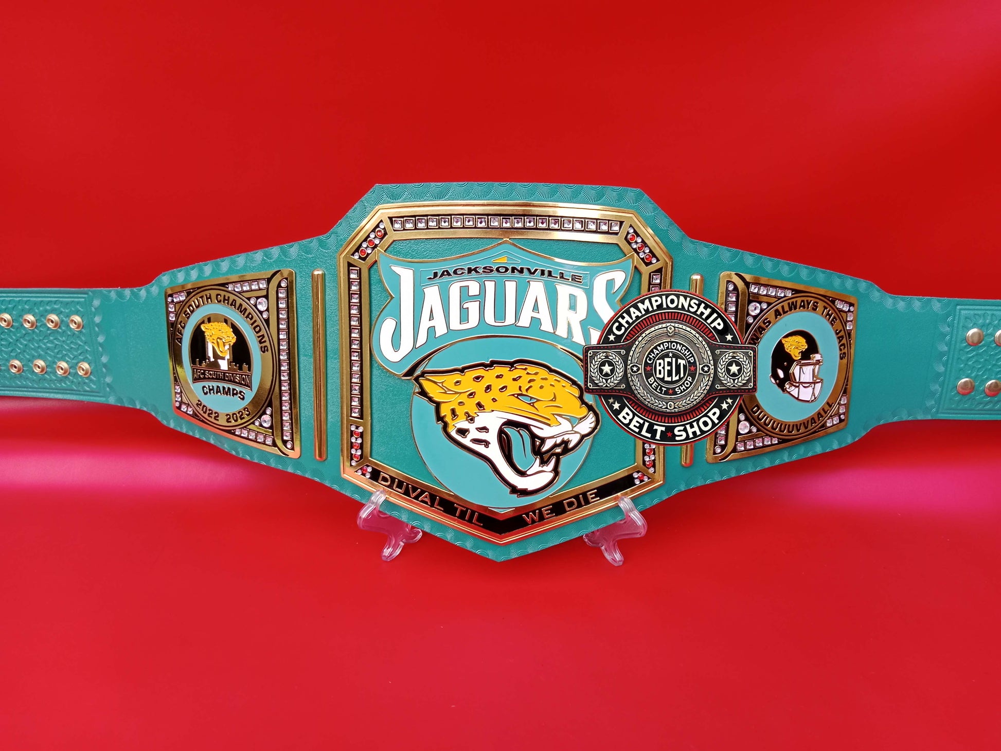 Jacksonville Jaguars WWE NFL Championship Title Belt