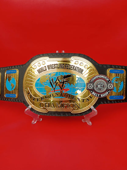 WWF Oval IC Intercontinental Championship Title Belt