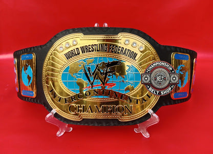 WWF Oval IC Intercontinental Championship Title Belt