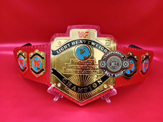 WWF Red Light Heavyweight Championship Title Belt