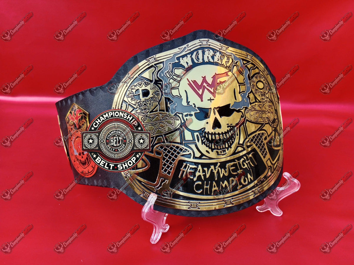 WWF Smoking Skull Championship Title Belt