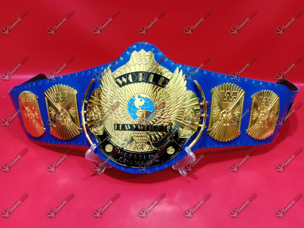 WWE Winged Eagle Title Belt Blue Strap