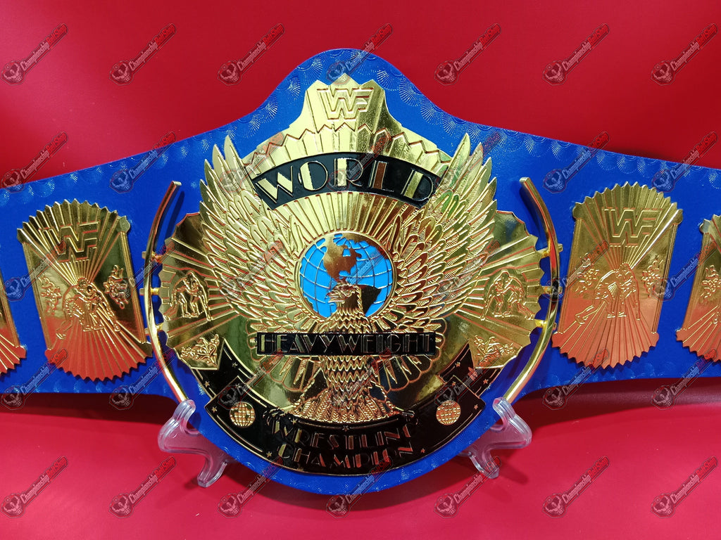 WWE Winged Eagle Title Belt Blue Strap