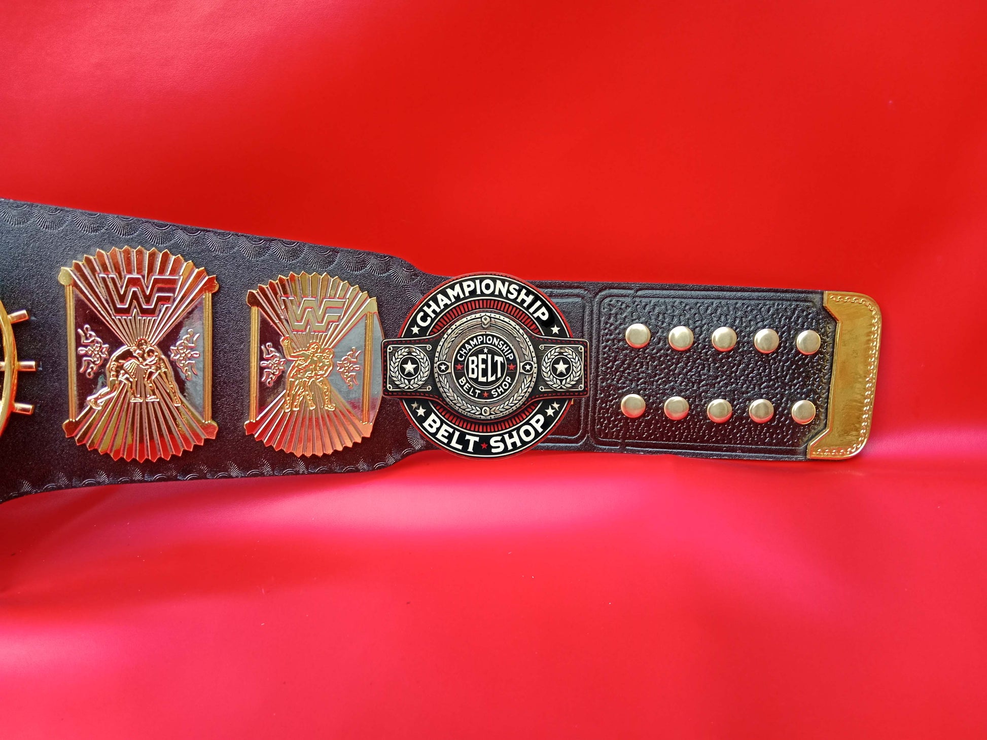 WWF Winged Eagle Championship Wrestling Title Belt
