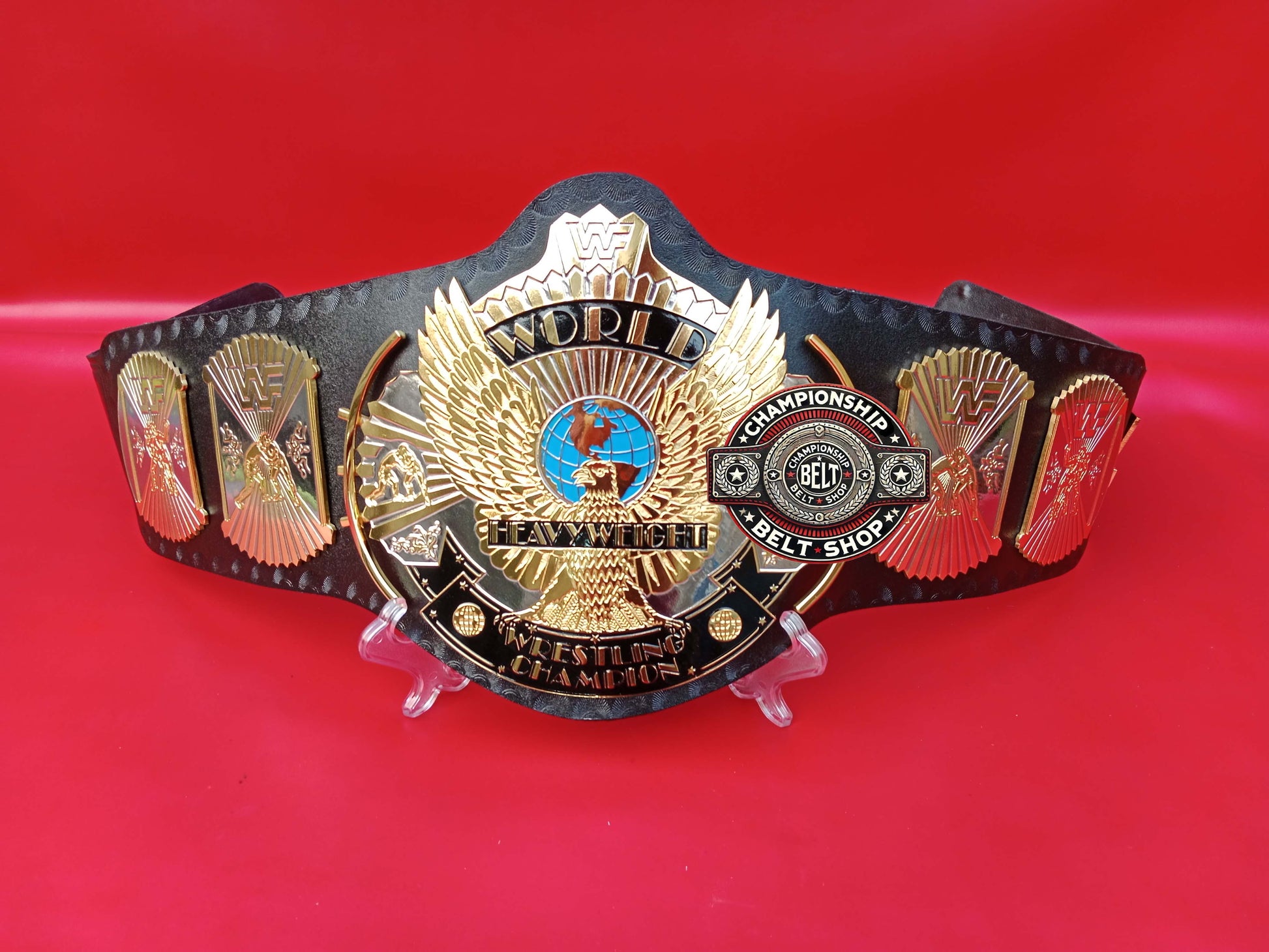 WWF Winged Eagle Championship Wrestling Title Belt