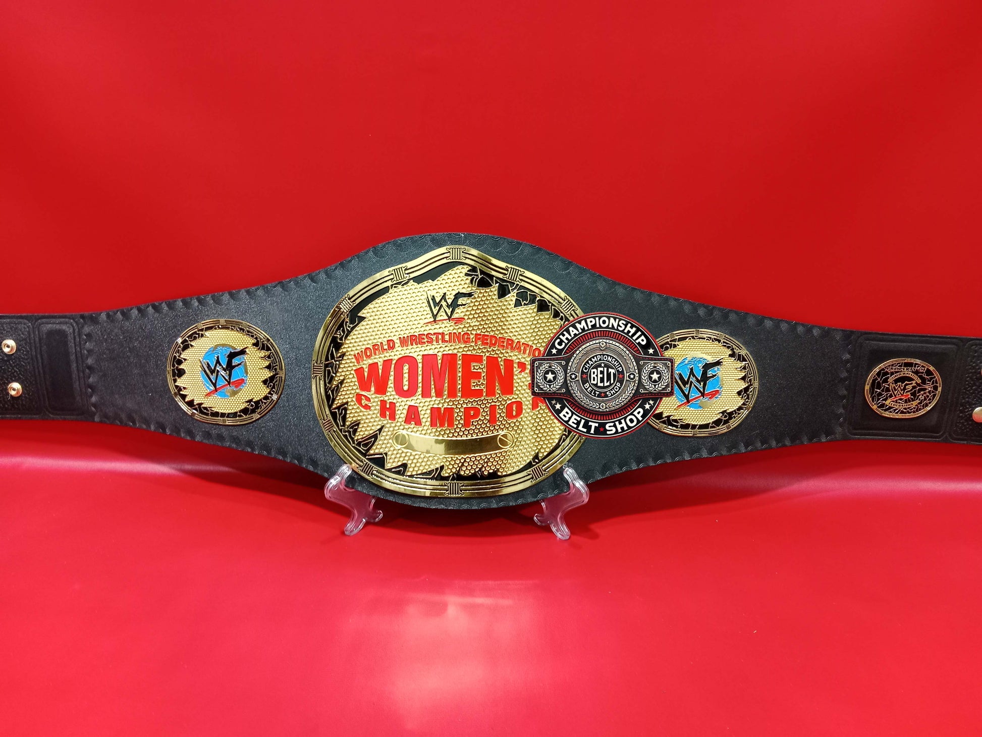 WWF Womens Old Championship Title Belt