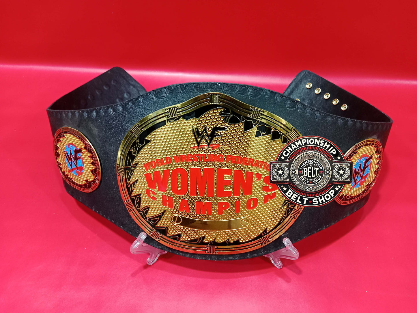 WWF Womens Old Championship Title Belt