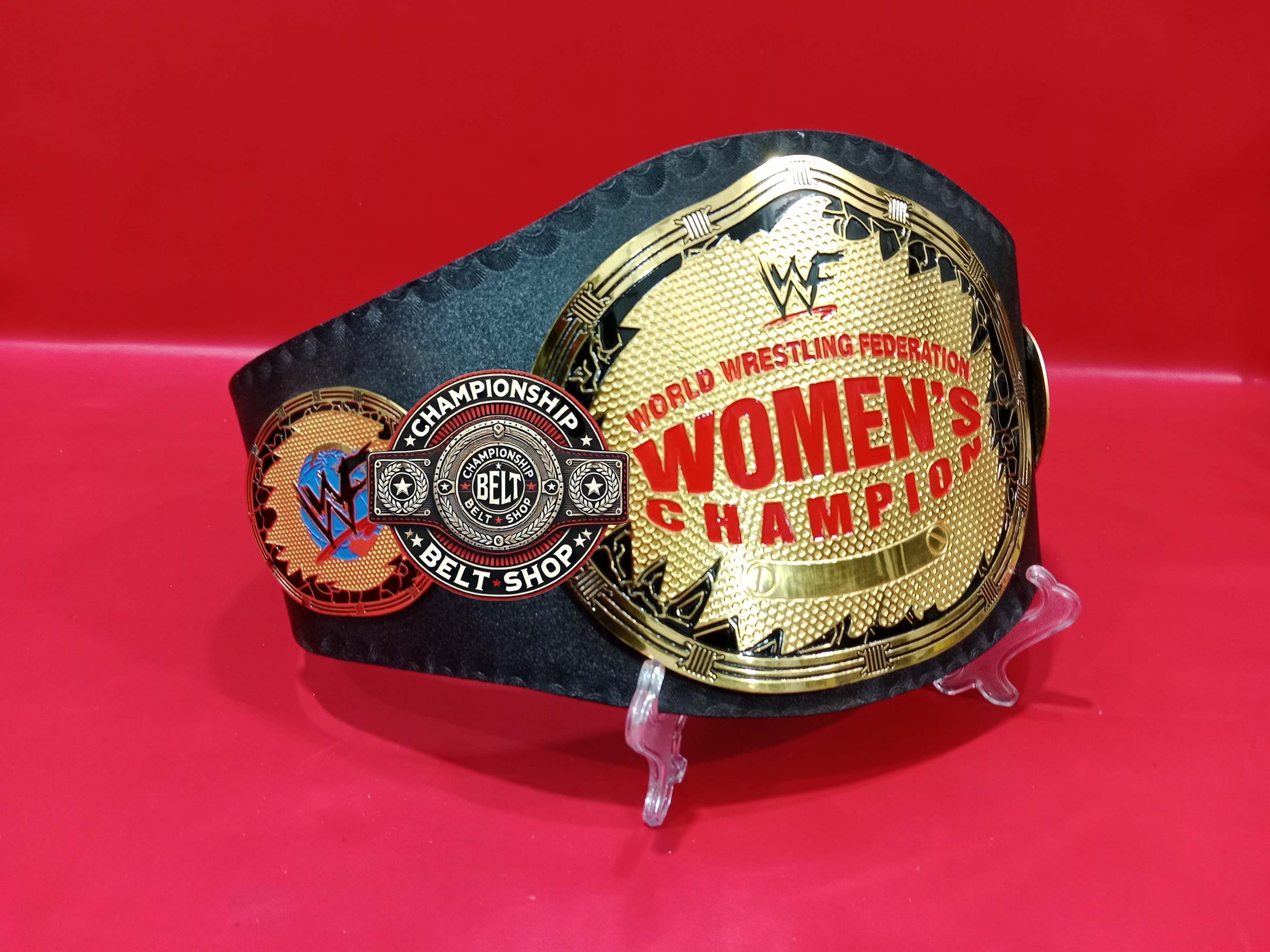 WWF Womens Old Championship Title Belt