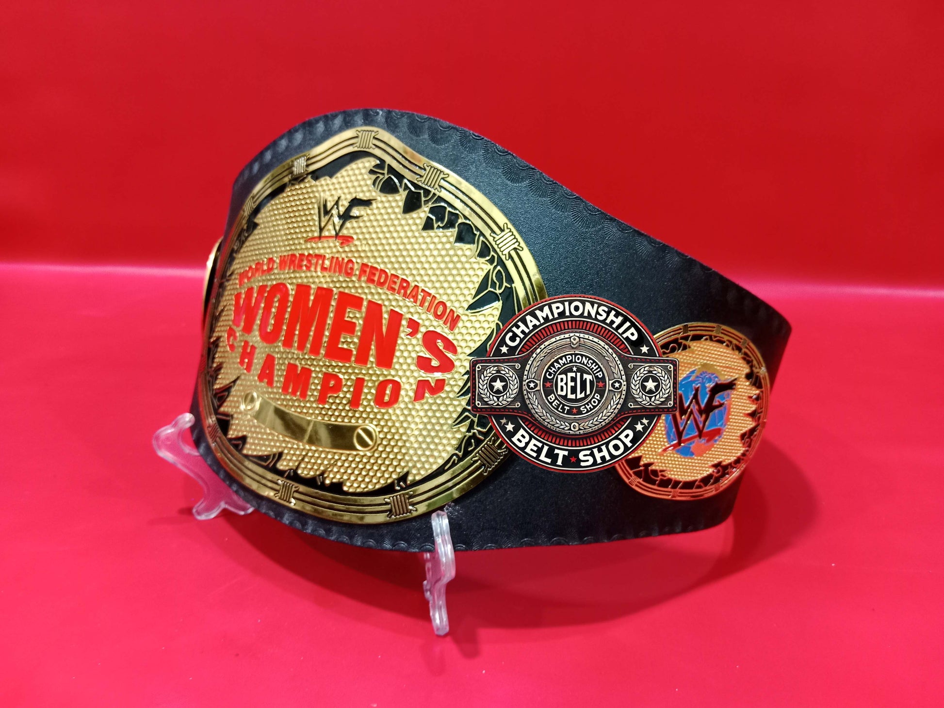 WWF Womens Old Championship Title Belt